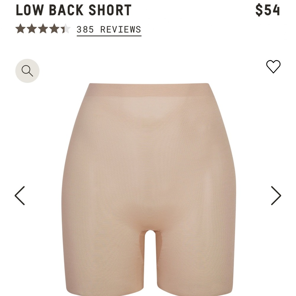 Skims low back short
